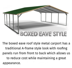 Boxed Eave A-Frame Style