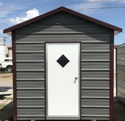 8x12 Boxed Eave Utility Shed.